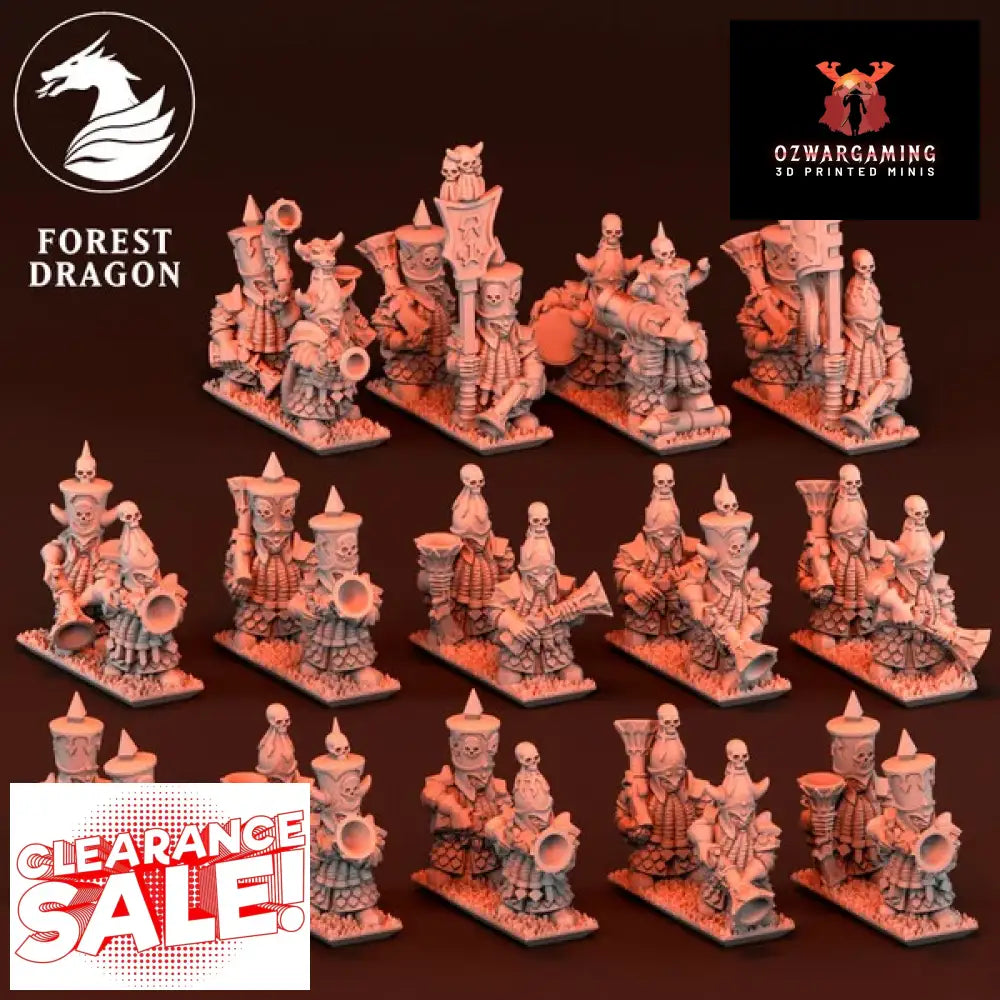 Dwarf Daemonsmith Blunderbusses | Forest Dragon 10mm Fantasy Wargaming Miniatures Role Playing Miniatures