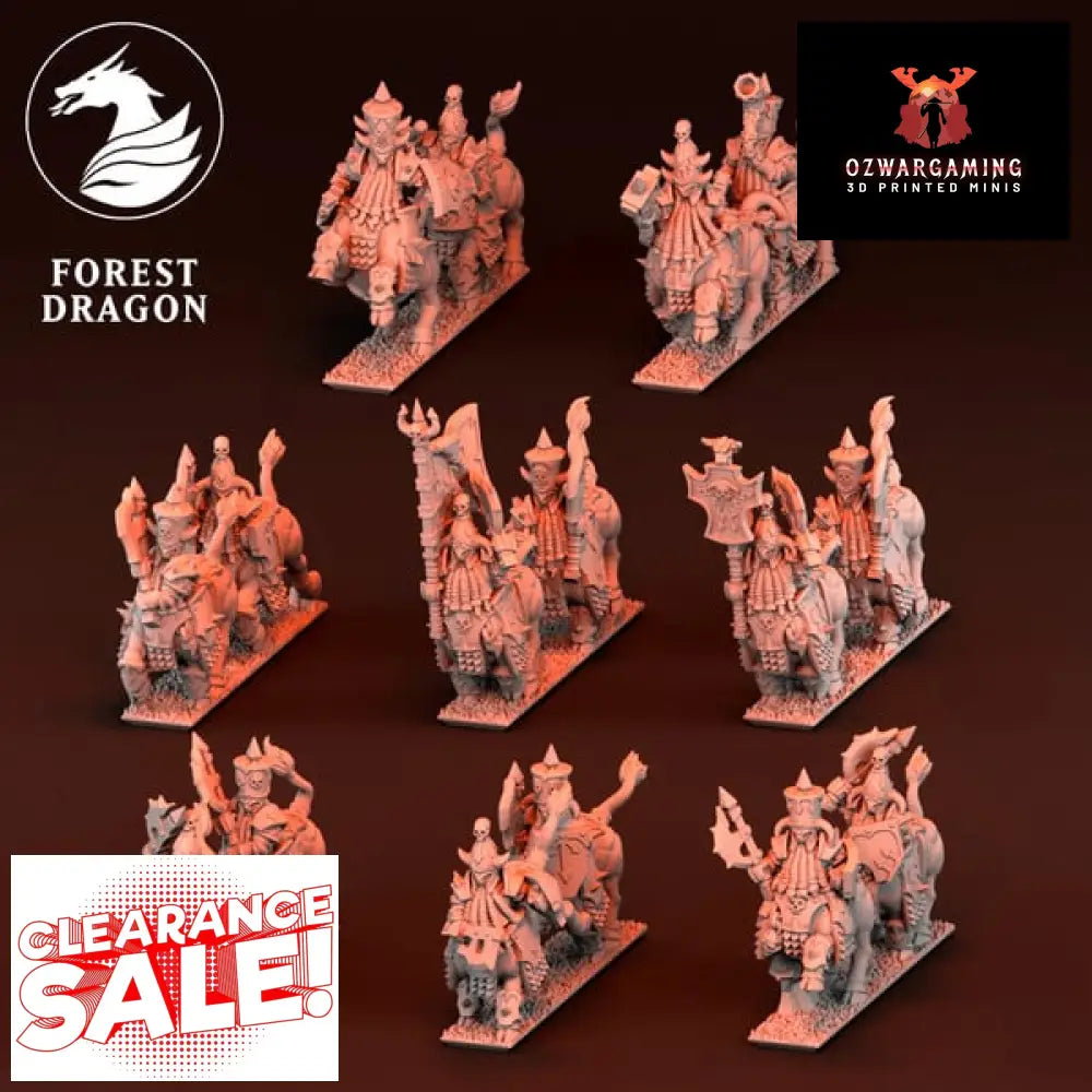 Dwarf Daemonsmith Centaurs | Forest Dragon 10mm Fantasy Wargaming Miniatures Role Playing Miniatures