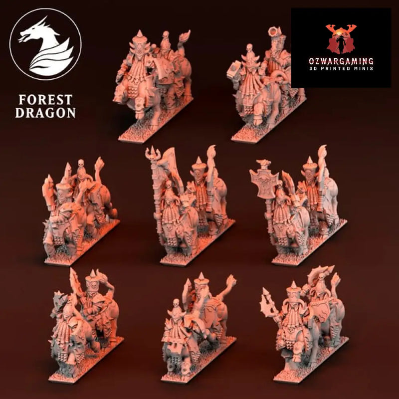 Dwarf Daemonsmith Centaurs | Forest Dragon 10mm Fantasy Wargaming Miniatures Role Playing Miniatures