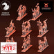 Dwarf Daemonsmith Hobgoblin Wolf Riders | Forest Dragon 10mm Fantasy Wargaming Miniatures Role Playing Miniatures