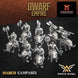 Dwarf Empire Boar Riders | White Angel 28/32mm Fantasy Wargaming Miniatures Role Playing Miniatures
