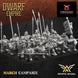 Dwarf Empire Pikemen | White Angel 28/32mm Fantasy Wargaming Miniatures