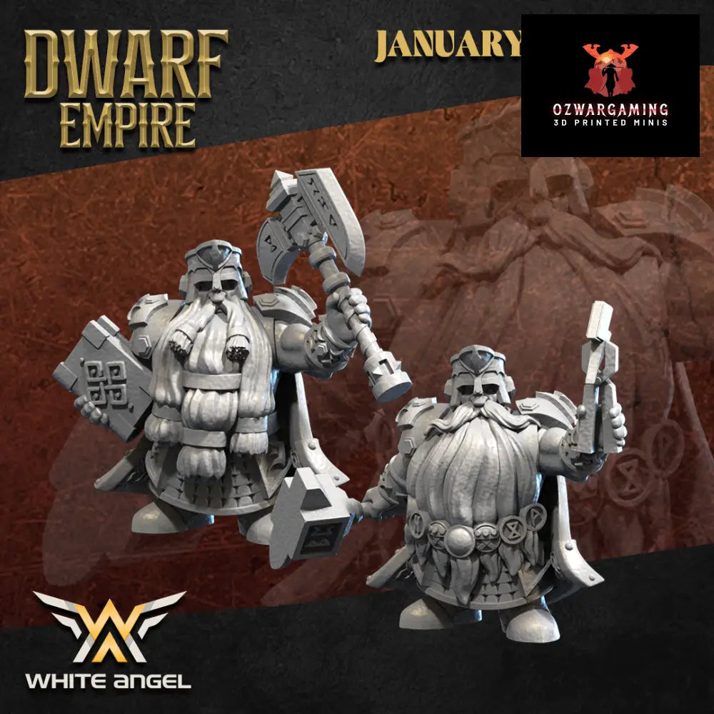 Dwarf Empire Forgers | White Angel 28/32mm Fantasy Wargaming Miniatures