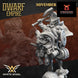 Dwarf Empire Goat Commander | White Angel 28/32mm Fantasy Wargaming Miniatures