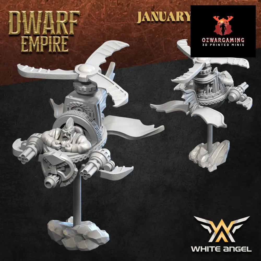 Dwarf Empire Gyro | White Angel 28/32mm Fantasy Wargaming Miniatures