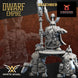 Dwarf Empire King | White Angel 28/32mm Fantasy Wargaming Miniatures