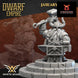 Dwarf Empire Legendary Blacksmith | White Angel 28/32mm Fantasy Wargaming Miniatures