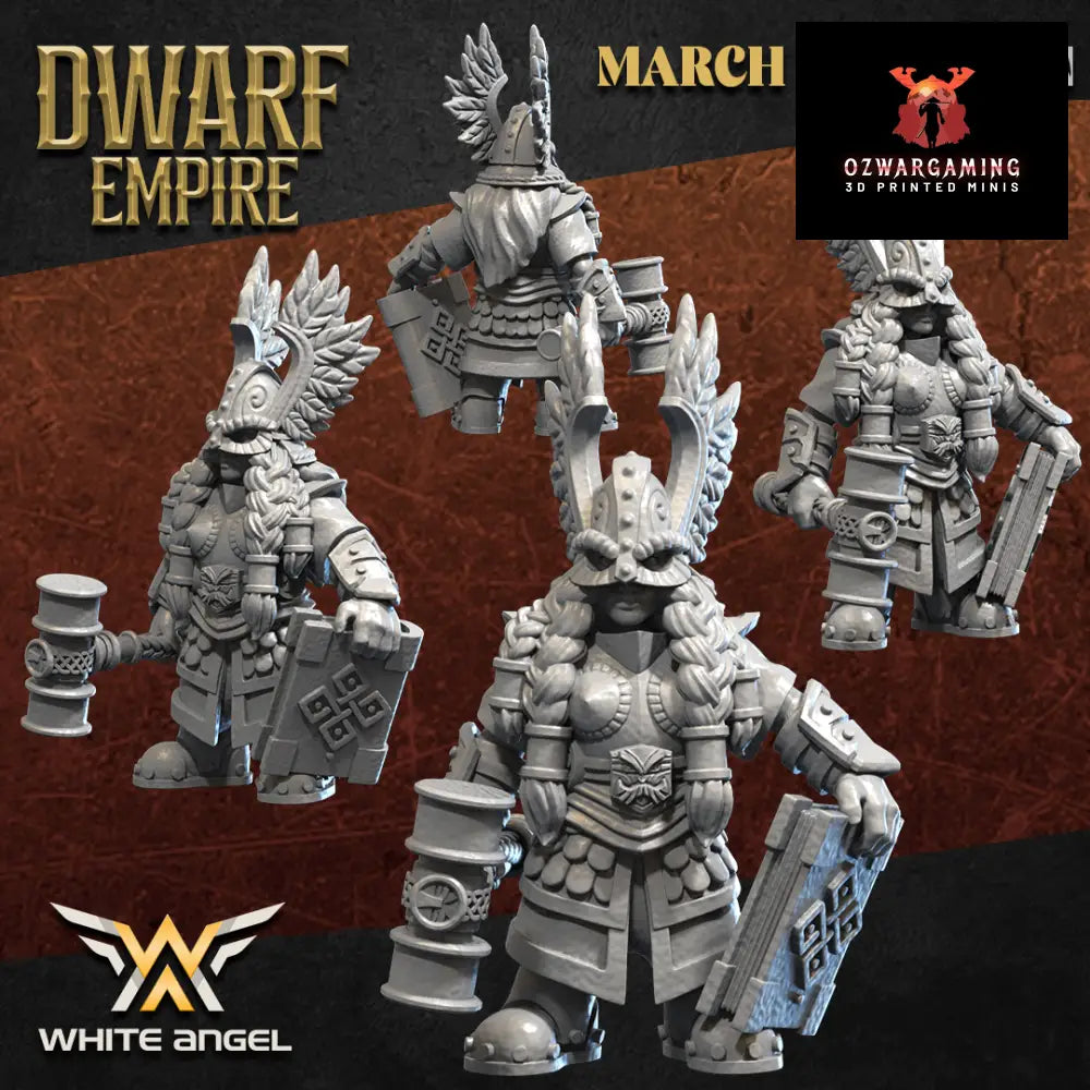 Dwarf Empire Mother | White Angel 28/32mm Fantasy Wargaming Miniatures