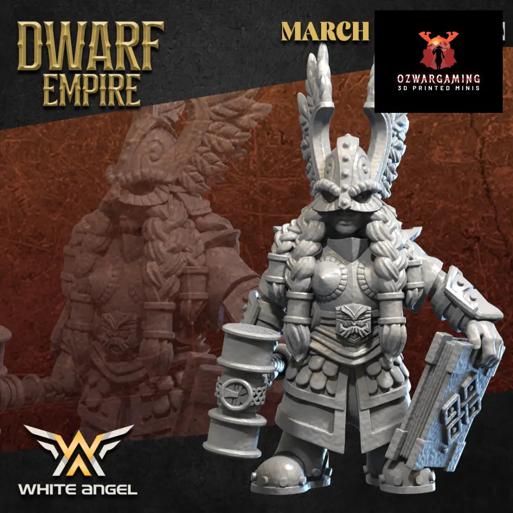 Dwarf Empire Mother | White Angel 28/32mm Fantasy Wargaming Miniatures