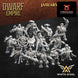 Dwarf Empire Pirate Unit | White Angel 28/32mm Fantasy Wargaming Miniatures