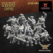 Dwarf Empire Pirate Unit | White Angel 28/32mm Fantasy Wargaming Miniatures