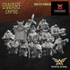 Dwarf Empire Rangers Unit | White Angel 28/32mm Fantasy Wargaming Miniatures