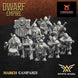 Dwarf Empire Shotgunners | White Angel 28/32mm Fantasy Wargaming Miniatures