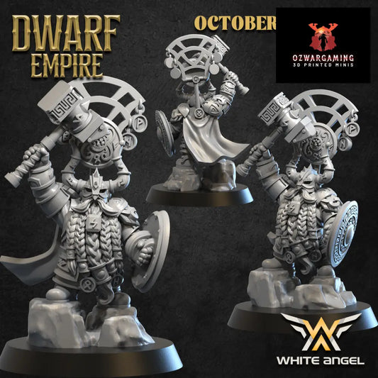 Dwarf Empire Storm Hammer | White Angel 28/32mm Fantasy Wargaming Miniatures Role Playing Miniatures