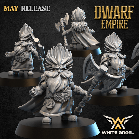 Dwarf Stormbringer | White Angel 28/32mm Fantasy Wargaming Miniatures Role Playing Miniatures