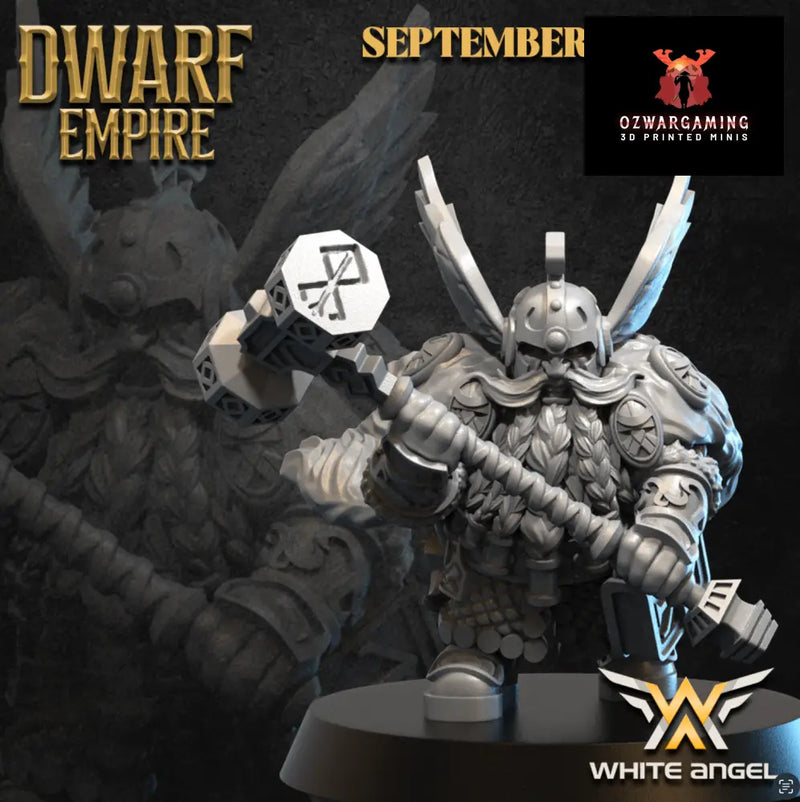 Dwarf Empire The Great Hammer | White Angel 28/32mm Fantasy Wargaming Miniatures