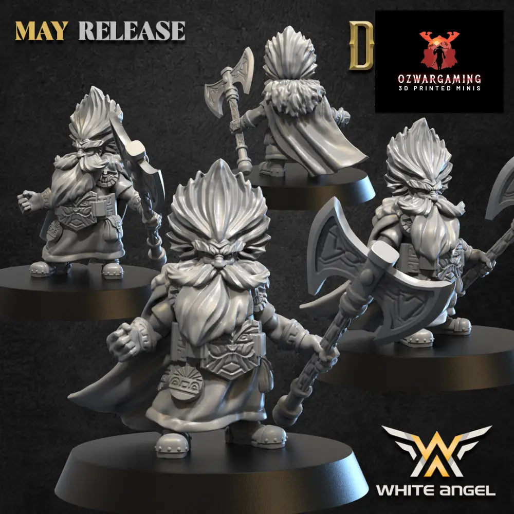 Dwarf Stormbringer | White Angel 28/32mm Fantasy Wargaming Miniatures Role Playing Miniatures