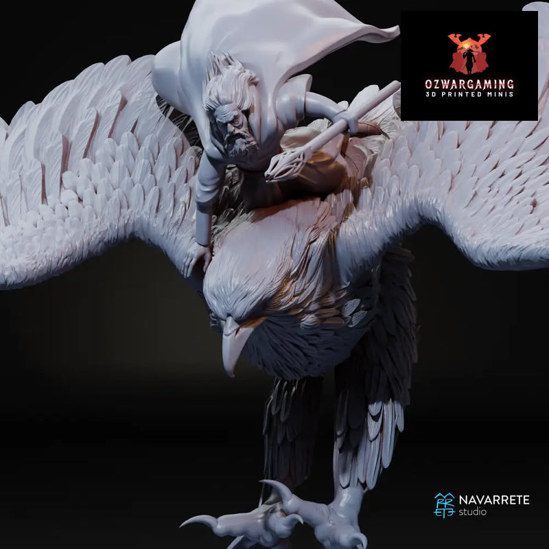 Eagle 2 with Galdorin | Navarrete Studios 25mm Fantasy Wargaming Miniatures