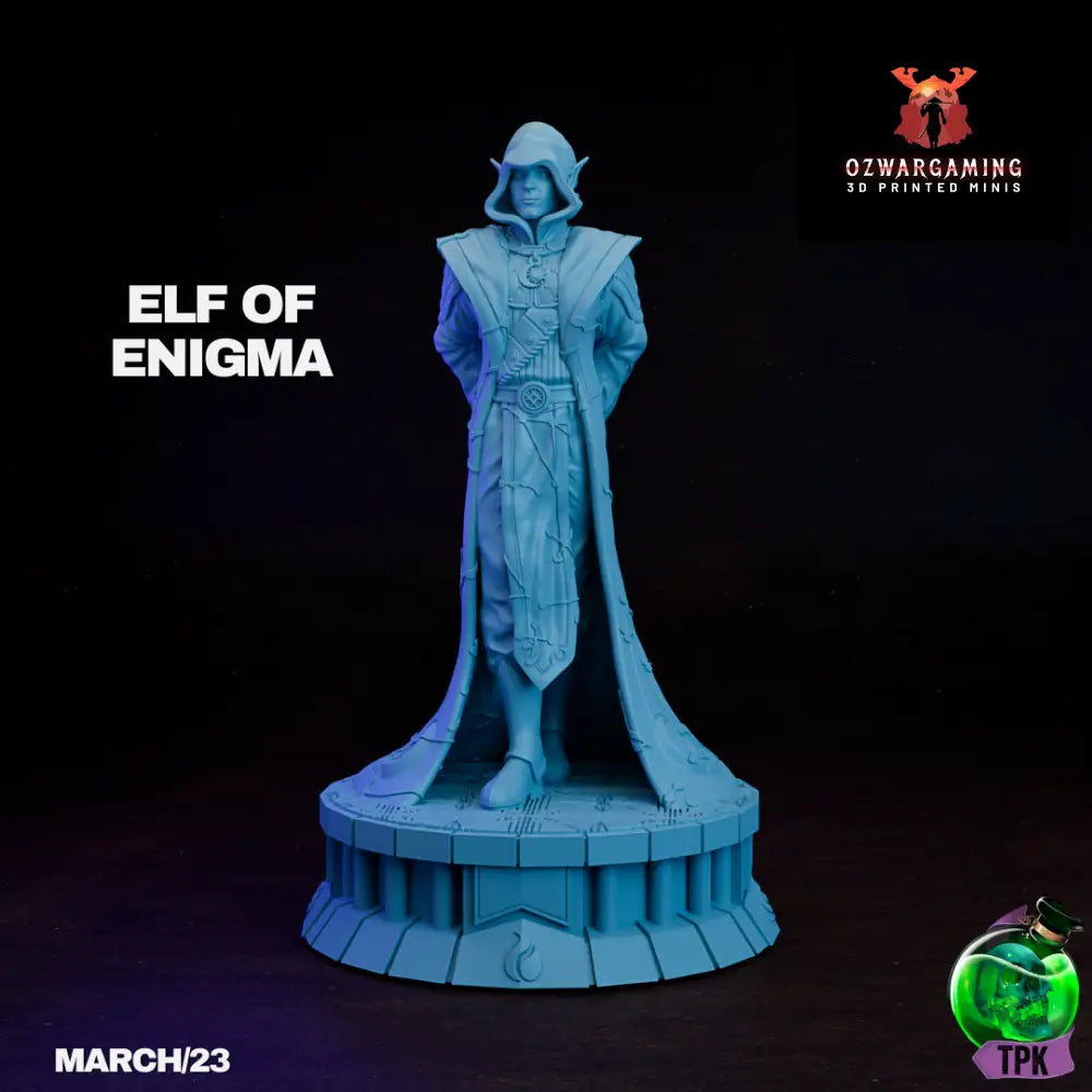 Elf of Enigma 2 | TPK Lab 32mm Fantasy Tabletop RPG Miniatures Role Playing Miniatures
