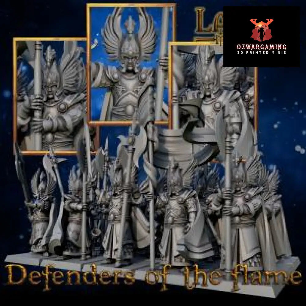 Elven Defenders of the Flame | Landor Miniatures 28/32mm Fantasy Wargaming Miniatures