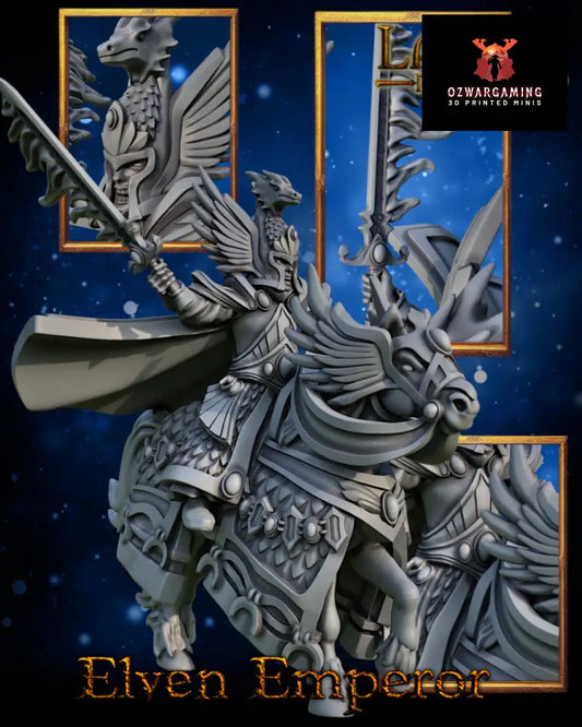 Elven Emperor | Landor Miniatures 28/32mm Fantasy Wargaming Miniatures