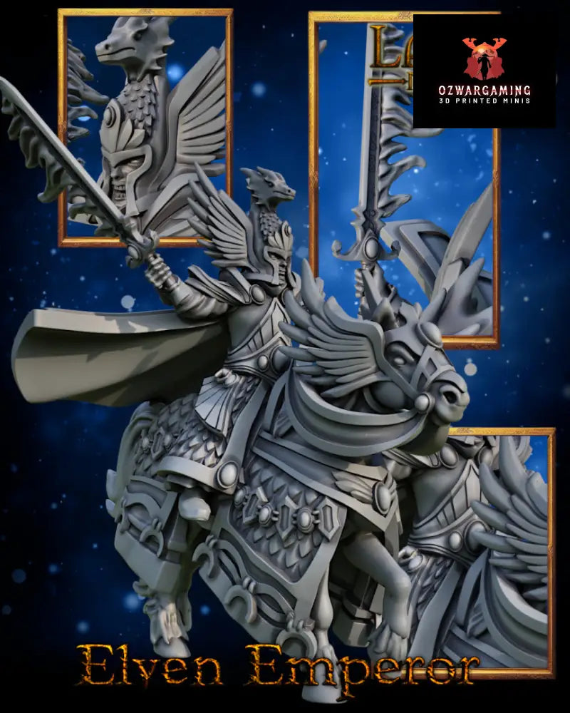 Elven Emperor | Landor Miniatures 28/32mm Fantasy Wargaming Miniatures