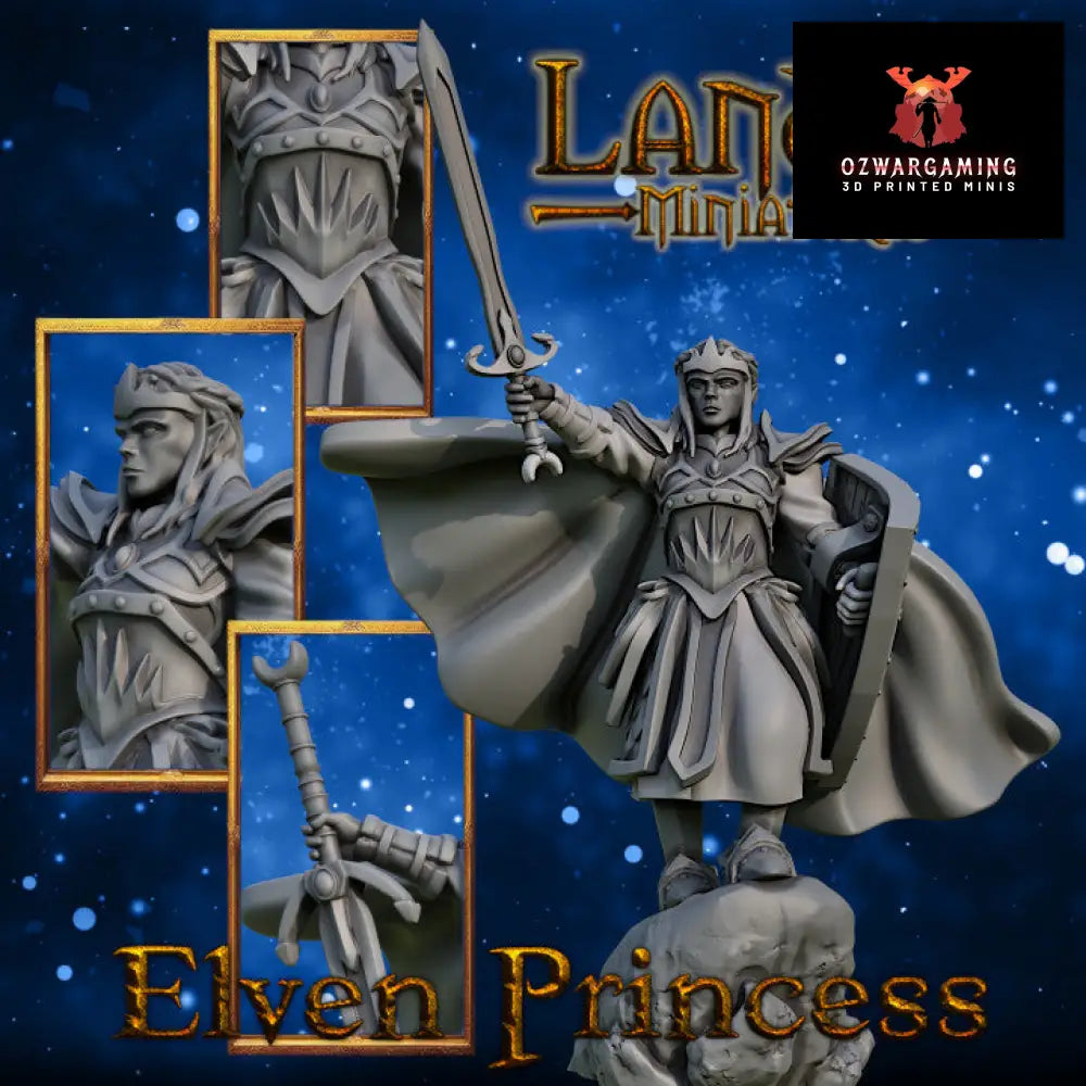 Elven Princess | Landor Miniatures 28/32mm Fantasy Wargaming Miniatures
