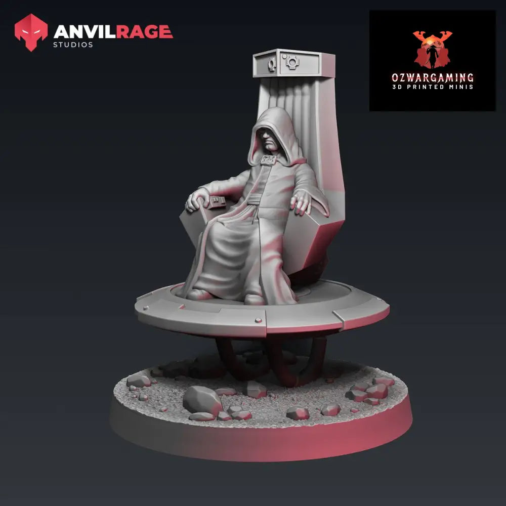Emperor POI Marker | Anvilrage Galactic SciFi Miniatures 32mm 1/47 Legion Scale Role Playing Miniatures