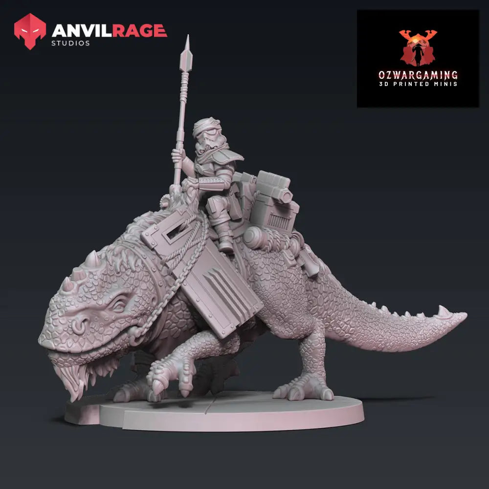 Empire Ancient Lizard | Anvilrage Galactic SciFi Miniatures 32mm 1/47 Legion Scale Role Playing Miniatures
