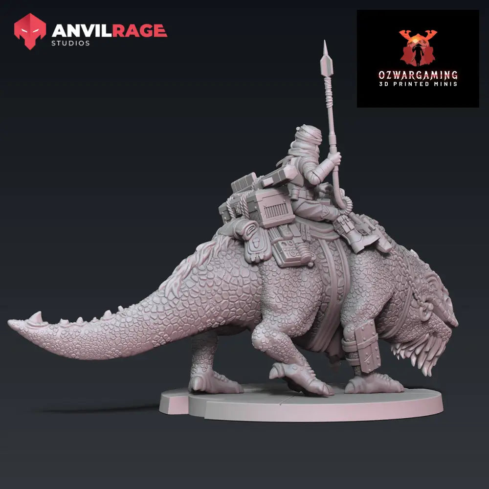 Empire Ancient Lizard | Anvilrage Galactic SciFi Miniatures 32mm 1/47 Legion Scale Role Playing Miniatures