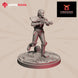 Empire Female Stormsoldier Captain | Anvilrage Galactic SciFi Miniatures Shatter Scale Role Playing Miniatures