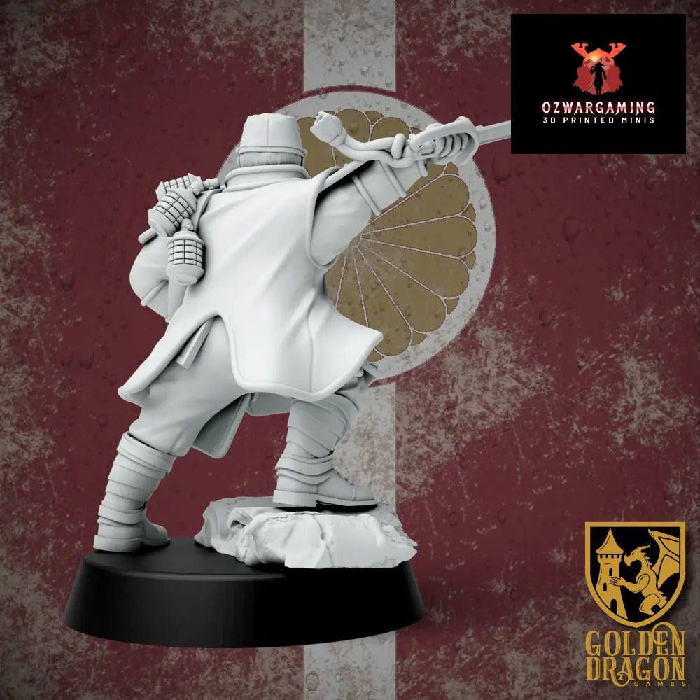 Empire of Japan Captain Higuchi Ryuusuke | Golden Dragon Games Weird WW2 Role Playing Miniatures