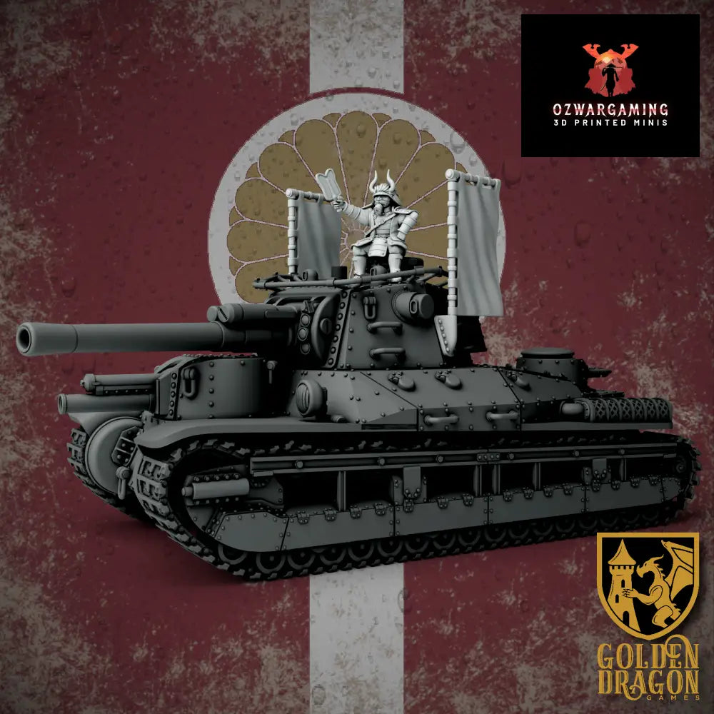 Empire of Japan Colonel Kaeda Harunobu | Golden Dragon Games Weird WW2 Role Playing Miniatures