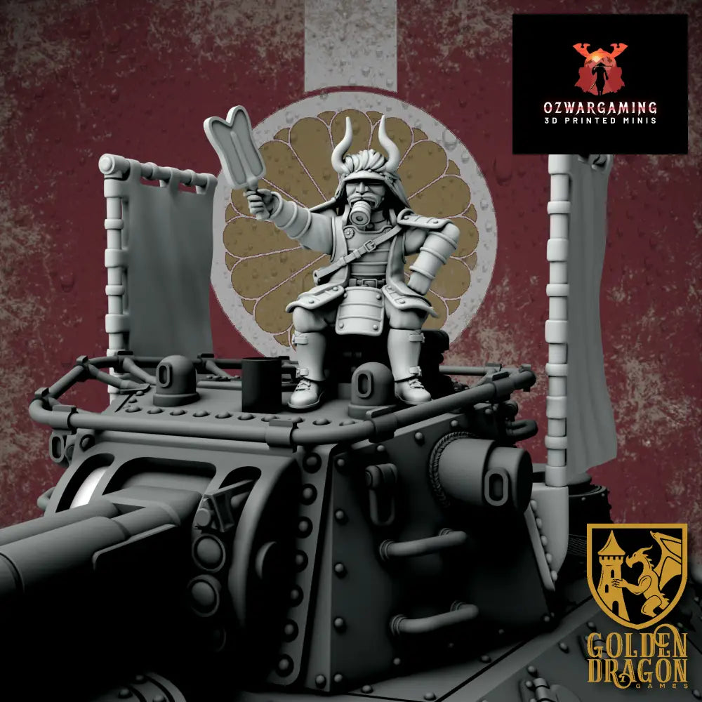 Empire of Japan Colonel Kaeda Harunobu | Golden Dragon Games Weird WW2 Role Playing Miniatures