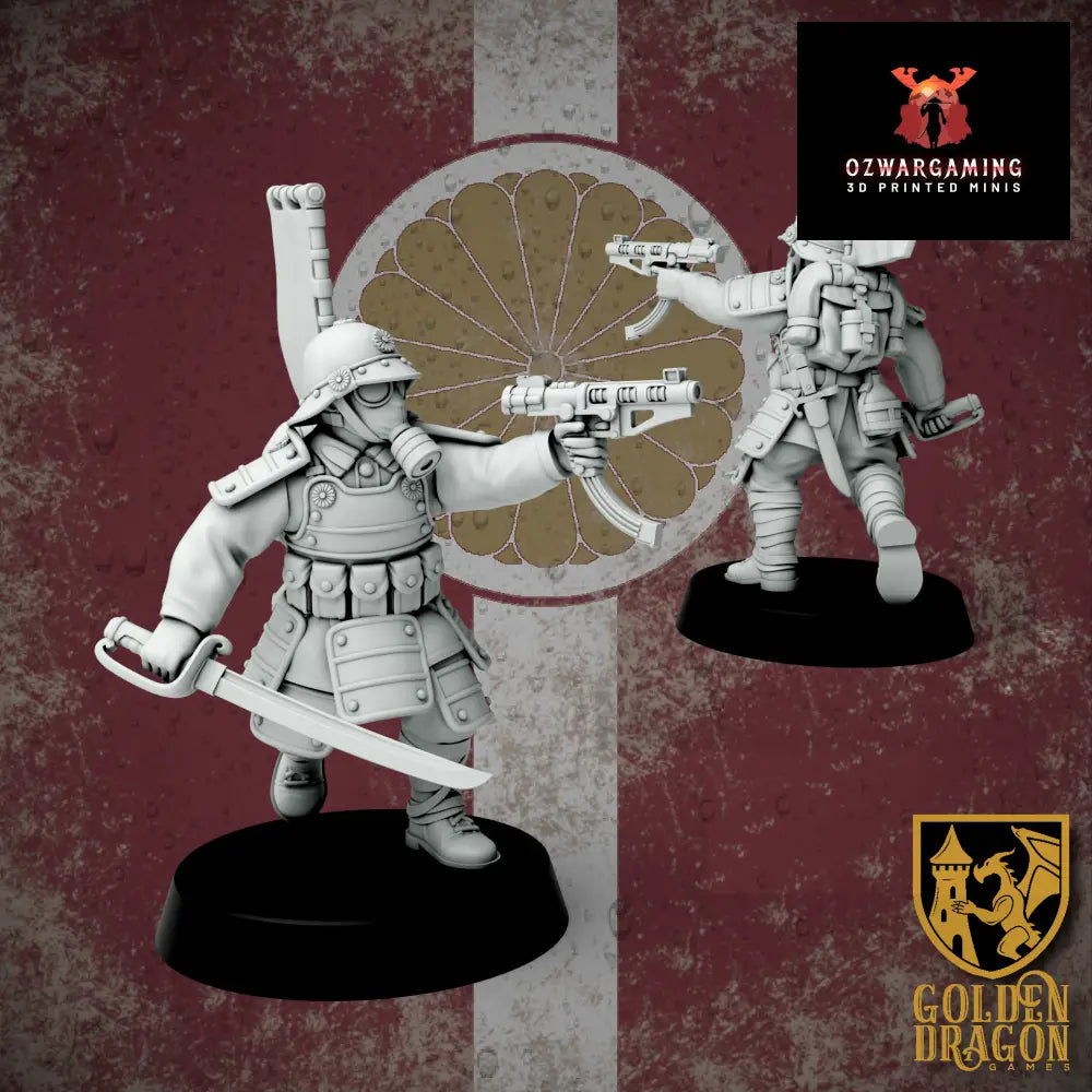 Empire of Japan Heishi Infantry | Golden Dragon Games Weird WW2 Role Playing Miniatures