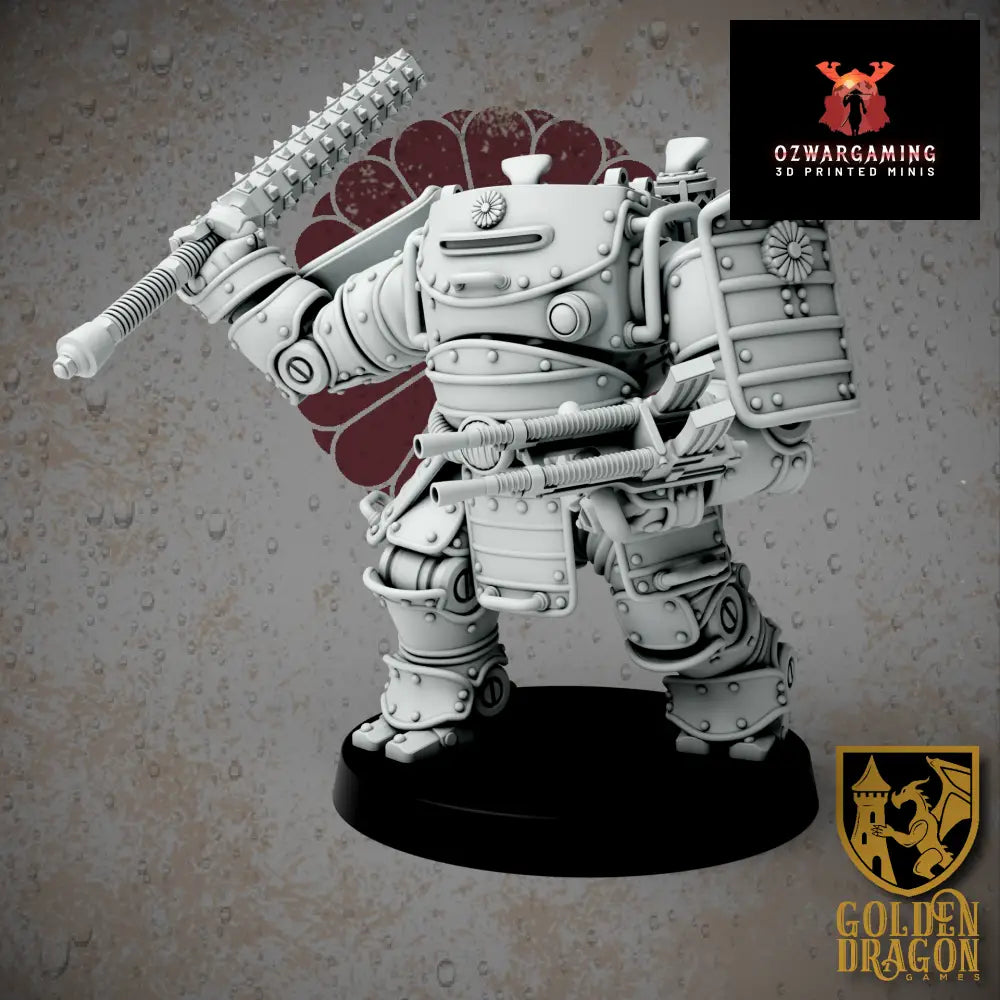 Empire of Japan Shugo Yoroi Warsuits | Golden Dragon Games Weird WW2 Role Playing Miniatures