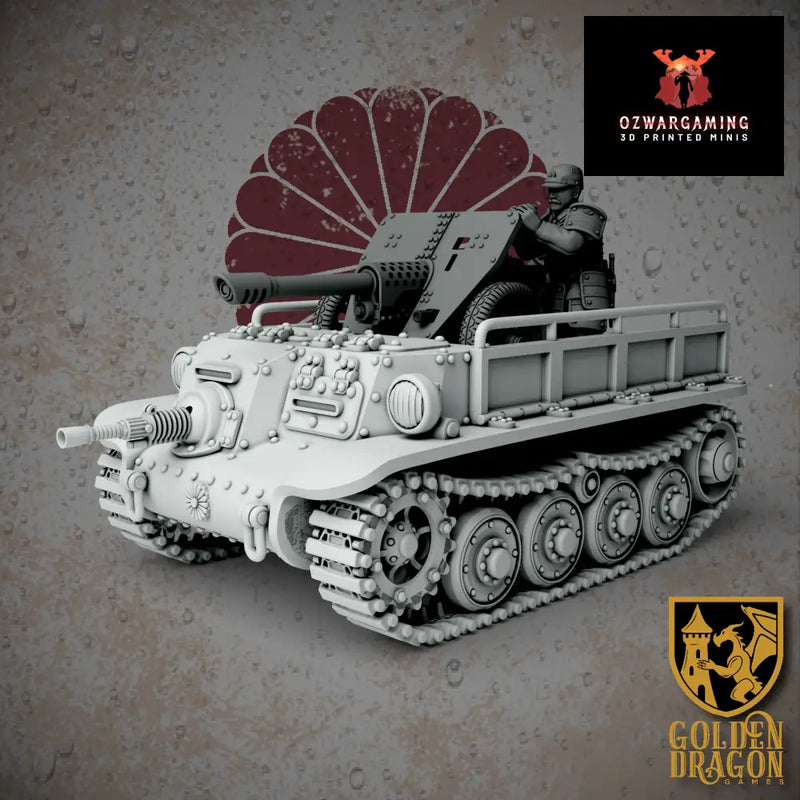 Empire of Japan Type 91 Heavy Weapons Carrier | Golden Dragon Games Weird WW2 Role Playing Miniatures