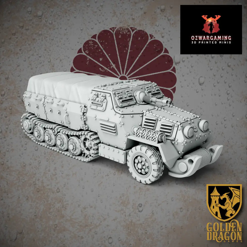 Empire of Japan Type 94 Halftrack | Golden Dragon Games Weird WW2 Role Playing Miniatures