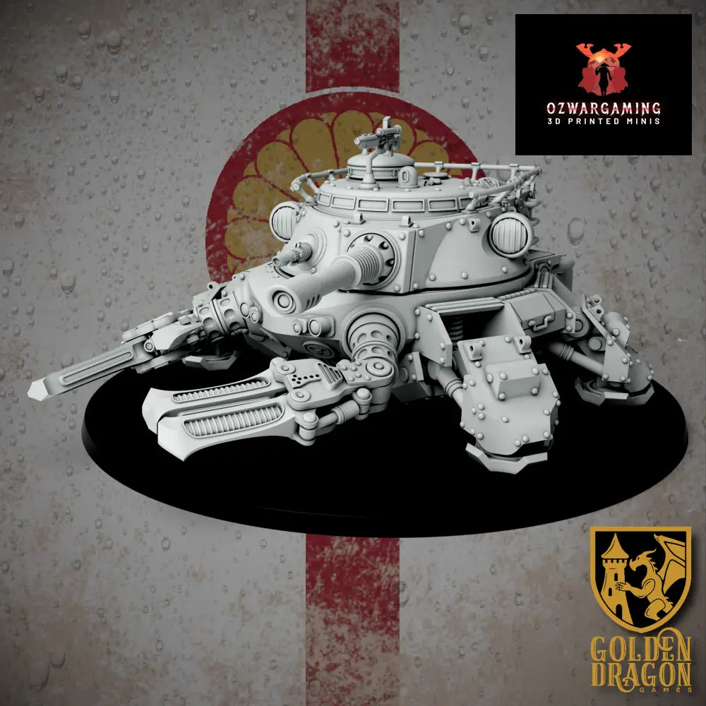 Empire of Japan Type 97 Heike Amphibious Assault Gun | Golden Dragon Games Weird WW2 Role Playing Miniatures