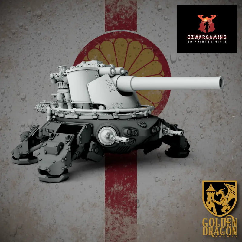 Empire of Japan Type 97 Heike Naval Gun Upgrade | Golden Dragon Games Weird WW2 Role Playing Miniatures