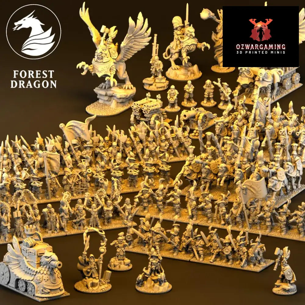 Empire of Men Army Bundle | Forest Dragon 10mm Fantasy Wargaming Miniatures Role Playing Miniatures