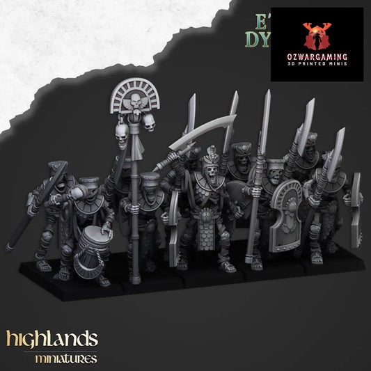 Eternal Dynasties Ancient Guard | Highlands Miniatures 28/32mm Fantasy Wargaming Miniatures Role Playing Miniatures