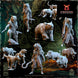 Evergreen Elves Beastmasters | The Beholder Miniatures 28/32mm Fantasy Wargaming Miniatures (Copy)