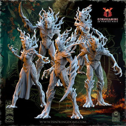 Evergreen Elves Druades | The Beholder Miniatures 28/32mm Fantasy Wargaming Miniatures