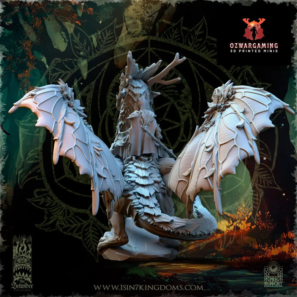 Evergreen Elves Forest Dragon | The Beholder Miniatures 28/32mm Fantasy Wargaming Miniatures