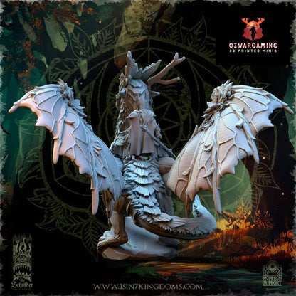 Evergreen Elves Forest Dragon | The Beholder Miniatures 28/32mm Fantasy Wargaming Miniatures