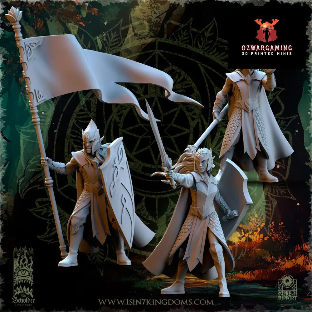 Evergreen Elves Forest Militia | The Beholder Miniatures 28/32mm Fantasy Wargaming Miniatures (Copy)