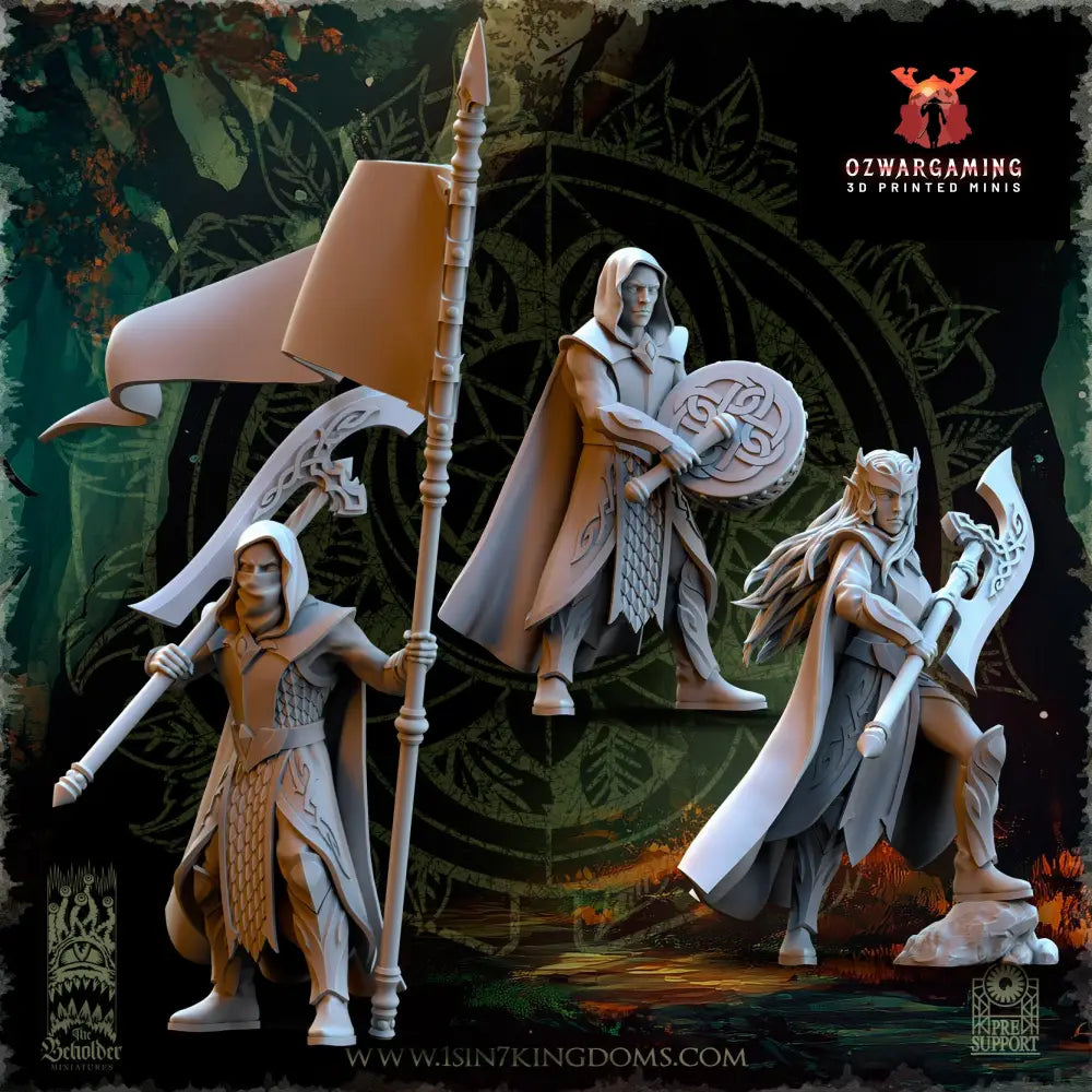 Evergreen Elves Glade Avengers | The Beholder Miniatures 28/32mm Fantasy Wargaming Miniatures