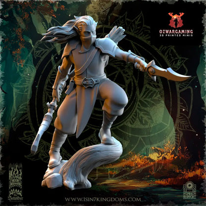 Evergreen Elves Shadowstalkers | The Beholder Miniatures 28/32mm Fantasy Wargaming Miniatures