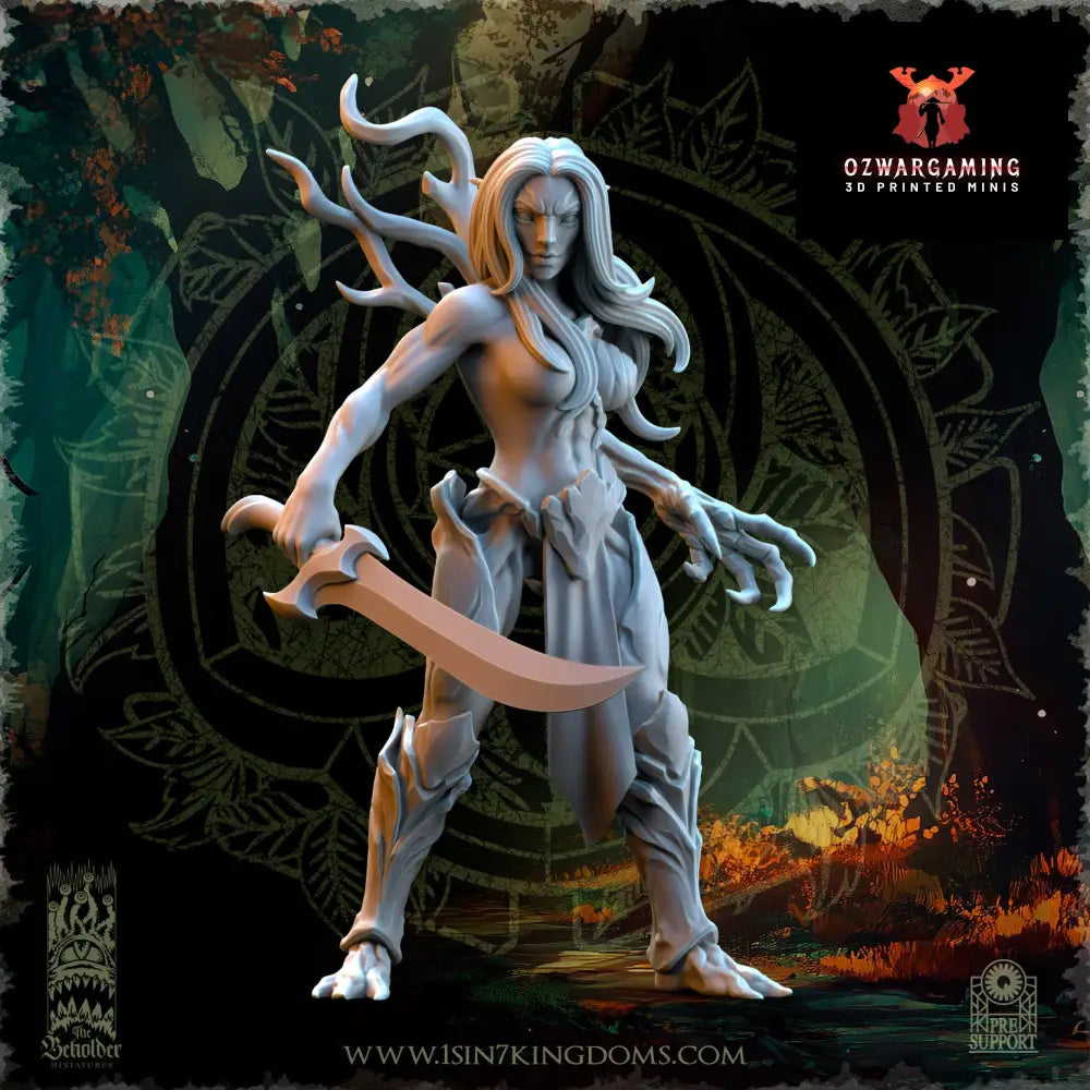 Evergreen Elves Spirits of the Forest | The Beholder Miniatures 28/32mm Fantasy Wargaming Miniatures